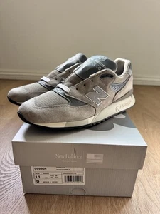 New Balance 998 Mens Size 11 Made in USA Grey Silver Classic Sneaker U998GR - Picture 1 of 8