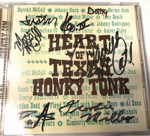 Heart of Texas Honky Tonk Signed Autographed Cd Justin Trevino Darrell McCall - Picture 1 of 6