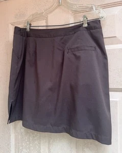 Women's Size 14 CORAL BAY Chocolate Brown Golf Skort - Picture 1 of 3