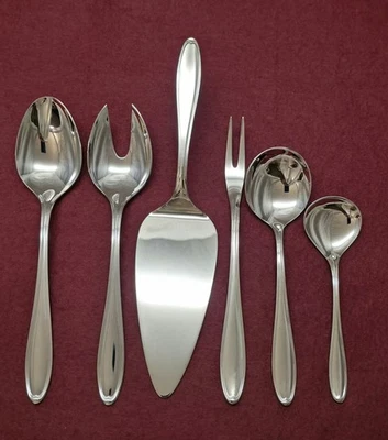 Wmf Innsbruck Cromargan Vorleger 6 Servierbestecke u.a Tortenheber top Zustand  - Bild 1 von 4