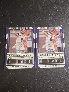2020 Panini Contenders Draft Picks - Devlin Hodges #33 NCAA Samford Bulldogs QB - Picture 1 of 2
