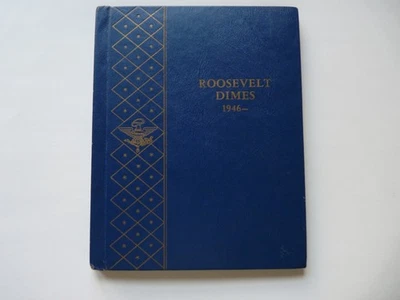 1946-1964 90% Silver Roosevelt Dimes Complete Set - Whitman 9414 Album+1965-1970 - Image 1 of 4