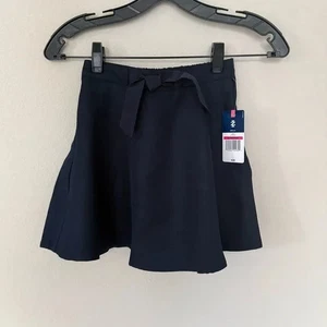 NWT Izod Girls Navy Skort with Bow School Uniform Preppy Size 6X - Picture 1 of 7