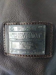 CHEVIGNON BRITISH CUT MERCHANT NAVY DUFFLE BAG BROWN SOFT THICK LEATHER & STRAPS - Picture 1 of 24