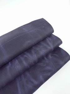 Gamuza rústica encerada vintage azul índigo V2024 cuero - Imagen 1 de 3