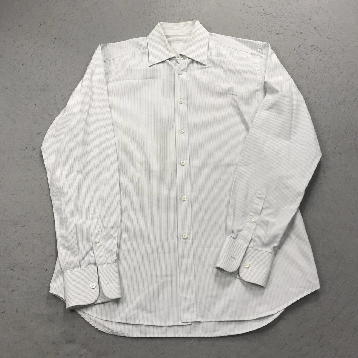 トップス 90s prada stretch dress shirt (38) white トップス 90s prada stretch dress shirt (38) white Prada White
