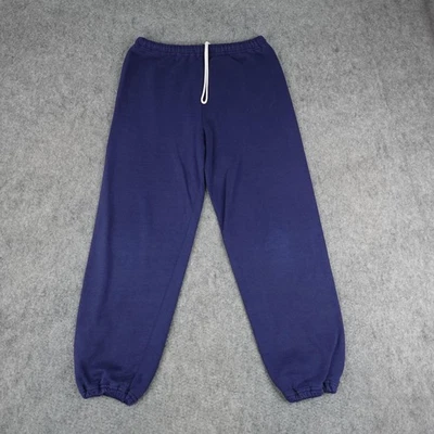 Pantalones deportivos Russell vintage para hombre grandes azul marino polar pantalones deportivos EE. UU. 90 Foto 1 de 4