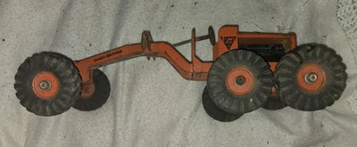  Rascador niveladora de carretera Structo años 50 naranja metal piezas restauración Foto 1 de 4