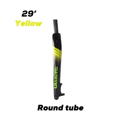 Bicicleta de montaña MTB horquilla de carbono completa tubo redondo/cónico eje pasante 29/27,5/26 pulgadas Foto 1 de 4