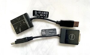 2 x câble adaptateur Dell Displayport vers câble DVI DANARBC084 DVI/DisplayPort - Photo 1/1