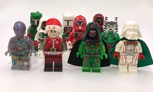 Christmas Minifigures LEGO® Star Wars Custom Printed  - You Pick Jedi or Sith - Picture 1 of 78