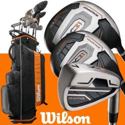 WILSON 2025 X31 ADVANTAGE MENS COMPLETE GOLF PACAKGE SET +STAND BAG - LEFT HAND - Image 1 of 4