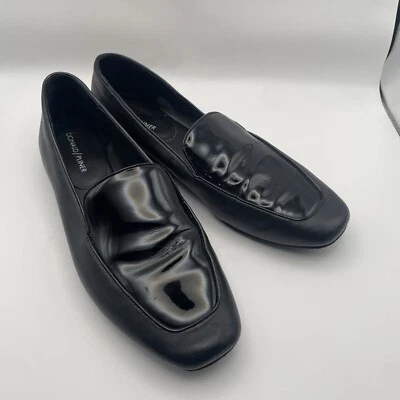 Mocasines sin cordones Donald J. Pliner de charol negro miel talla 10M Foto 1 de 4