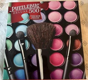 Makeup Time Puzzlebug Deluxe 20" × 12" 500 Pieces Puzzle, - Picture 1 of 3