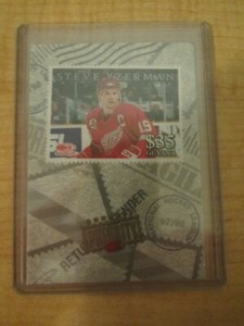 1997-98 Donruss Priority Stamps Steve Yzerman #3 Detroit Red Wings