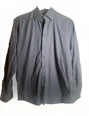 复古 Neiman Marcus 纽扣长袖中号格子多色。     Gg — 第 1/4 张图片