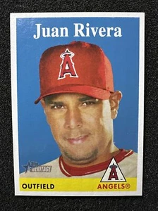 Juan Rivera #227 2007 Topps Heritage QTY Los Angeles Angels - Imagen 1 de 2