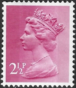 1975 Sg X853 2½p magenta (2 bands) MNH - Picture 1 of 2