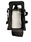 Amazon Basics Pet carrier bag, soft side panels, Black, Medium