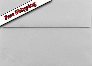 100 Gray A7 (5-1/4 x 7-1/4) Pastel Envelopes for 5 x 7 Invitation Wedding Shower