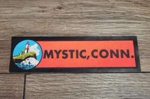 Vintage Mystic Connecticut Bumper Sticker - Picture 1 of 1