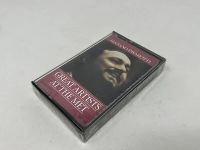 Luciano Pavarotti Great Artists At The Met 1980 Cassette Met Records  ,Rare! - Image 1 of 3