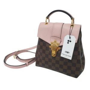 Authentic Louis Vuitton Clapton Backpack Damier Ebene N42259 Genuine Daily LE881 - Picture 1 of 11