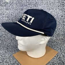 Yeti Coolers Rope Truckers Hat Snapback Blue Captain Style