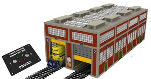 Bachmann 39114 O Scale Dual-Stall Modern Engine House (With Motorized Doors) - Picture 1 of 1