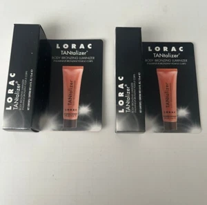 Lot of 2 Lorac Tantalizer Body Bronzing Luminizer 0.4 Fl Oz/12mL - Picture 1 of 5