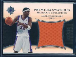 2005-06 UD Ultimate Collection Amare Stoudemire Premium Swatches Jersey #'d /100