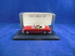 Minichamps Nr 5032 Karmann Ghia Cabriolet in Red 1:43 Scale - Picture 1 of 12