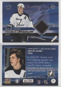 2004-05 Pacific Authentic Game-Worn Jerseys /850 Vincent Lecavalier #37