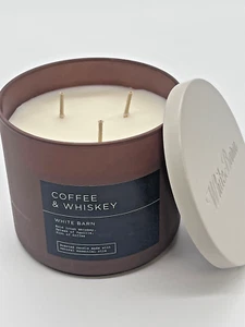 Bath & Body Works Candle 3-Wick COFFEE & WHISKEY Large 14.5 oz - Picture 1 of 2