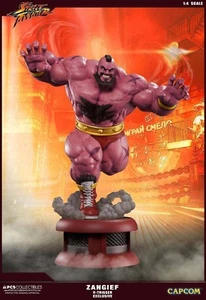 POP CULTURE SHOCK ZANGIEF 1/4 STATUE EXCLUSIVE V Ultra TRIGGER STREET FIGHTER - Picture 1 of 6