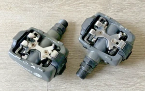 PERFORMANCE MC-4 ROAD CLIPLESS PEDALS NO CLEATS 452 GRAMS GRAY - Picture 1 of 4