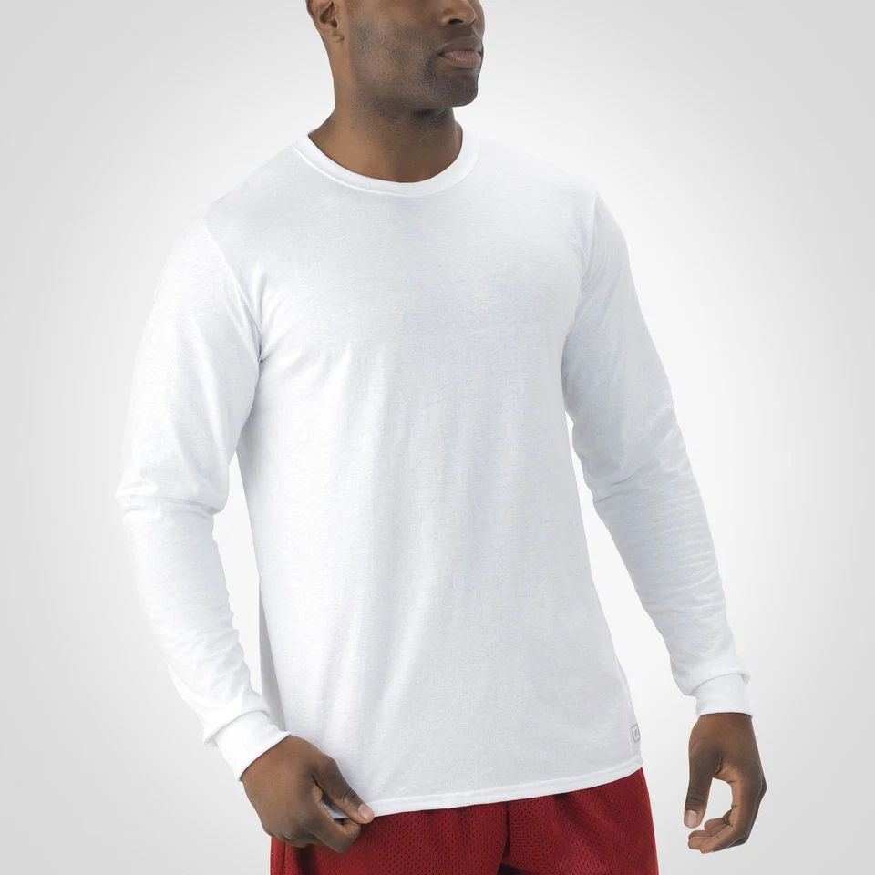 Nueva camiseta Russell Athletic Essential 2018 manga larga deportiva gimnasio rendimiento 64LTTM Foto 1 de 1