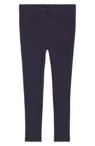 OPEN EDIT Kids' Soft Fleece Brush Ribbed Leggings- Navy Charcoal - (Size 2)NEW - Picture 1 of 8