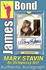 JAMES BOND 007 OCTOPUSSY, MARY STAVIN as OCTOPUSSY GIRL  AUTOGRAPH  CARD • MT