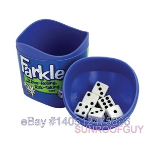 Juego de dados FARKLE - Versión de almacenamiento de taza de dados (6911) - NUEVO SURTIDO TÚ ELIGES COLOR - Imagen 1 de 10