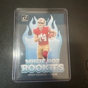 2024 Panini Donruss RICKY PEARSALL White Hot Rookies RC #WH3 San Francisco 49ers - Bild 1 von 2