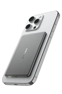 Magnetic Power Bank 5000mAh Ultra Slim Battery Pack Wireless Portable Charger - Picture 1 of 6