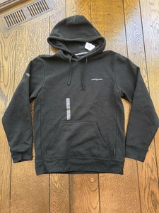 Patagonia Fitz Roy Icon Uprisal Hoodie Black Mens Small / Women Medium NWT *READ - Picture 1 of 5