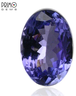 Preciosa tanzanita natural ovalada de 7x5 mm 0,85 quilates Foto 1 de 4