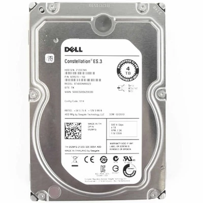 SEAGATE ST4000NM0023 4TB HDD 3,5" SAS HARD DISK SERVER DISCO RIGIDO INTERNO - Immagine 1 di 4