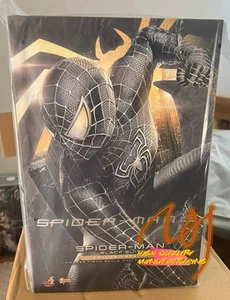 Nueva figura Hot Toys MMS728 Spider-Man 3 (traje negro) versión de lujo 1/6 en stock - Imagen 1 de 7