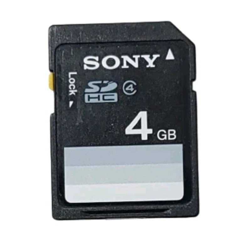 Sony 4GB SDHC Class 4 SD Card - Image 1 of 2