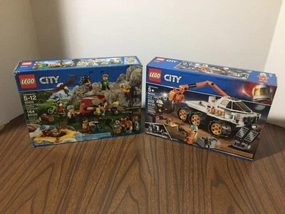 LEGO City 60202 People Pack Outdoors Adventures & 60225 Rover Testing Drive Set - Image 1 of 4