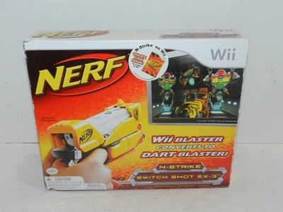 Nintendo Wii Nerf N-Strike Switch Shot EX-3 Controller Dart Blaster Gun NEW - Image 1 of 2