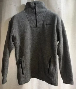 Trespass Jumper Womens Extra Large Grey Fleece Pullover 1/4 Zip Sweatshirt - Picture 1 of 23